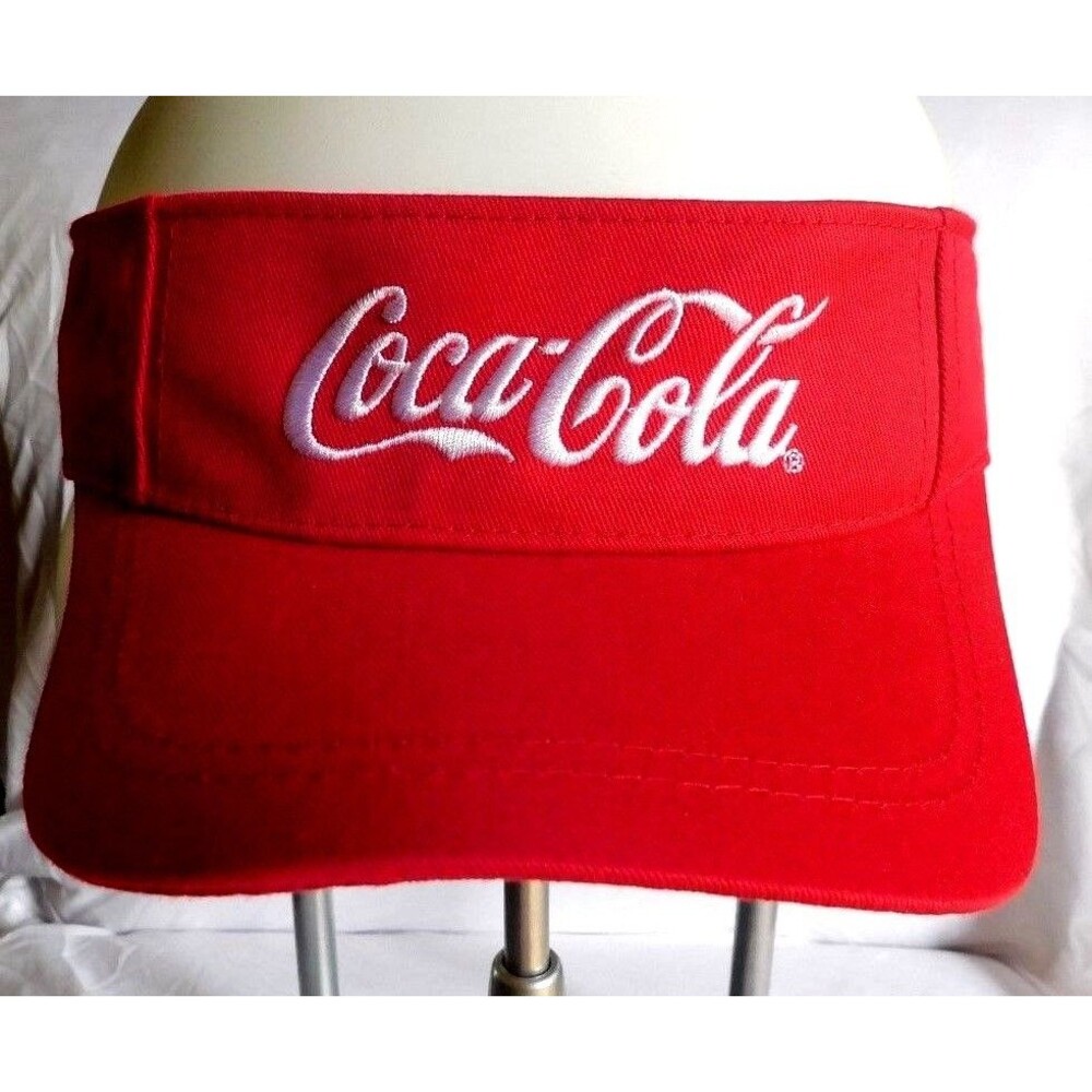 Coca Cola Visor Hat Made From Recycled Bottles Coke Coca-Cola